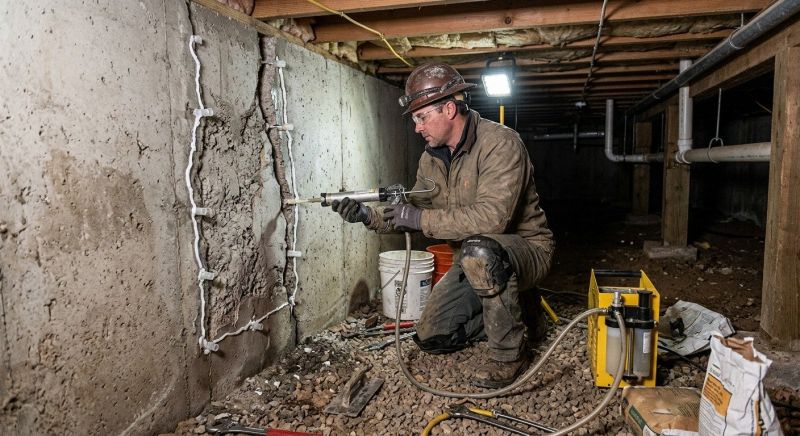 Basement Foundation Repair in Alpharetta, GA