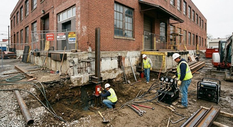 Building Foundation Repair in Hiram, GA