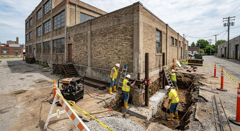 Building Foundation Repair in Hiram, GA
