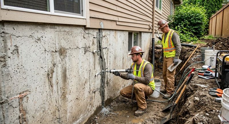 Cracked Foundation Repair in Acworth, GA