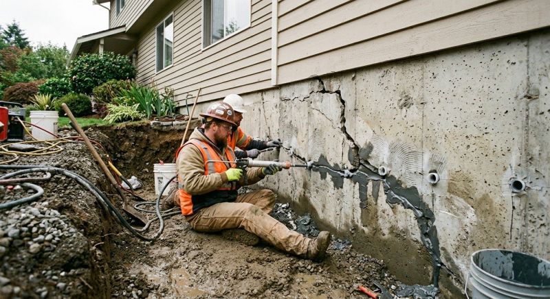 Cracked Foundation Repair in Alpharetta, GA