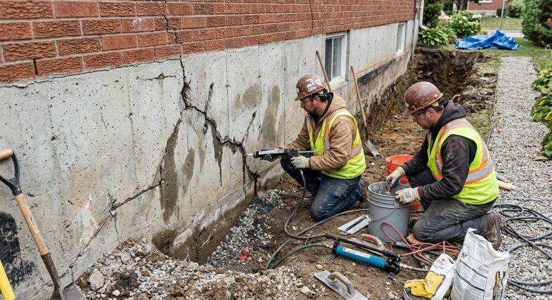Cracked Foundation Repair in Cobb County, GA