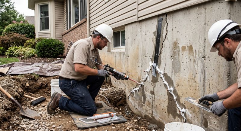 Cracked Foundation Repair in Cobb County, GA