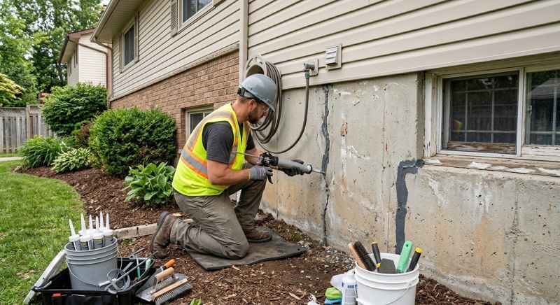 Foundation Crack Sealing in Cherokee County, GA