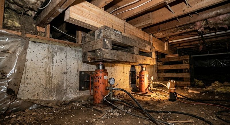 Foundation Jacking in Ball Ground, GA