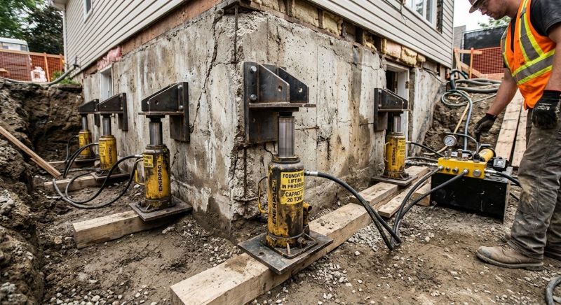 Foundation Jacking in Ball Ground, GA