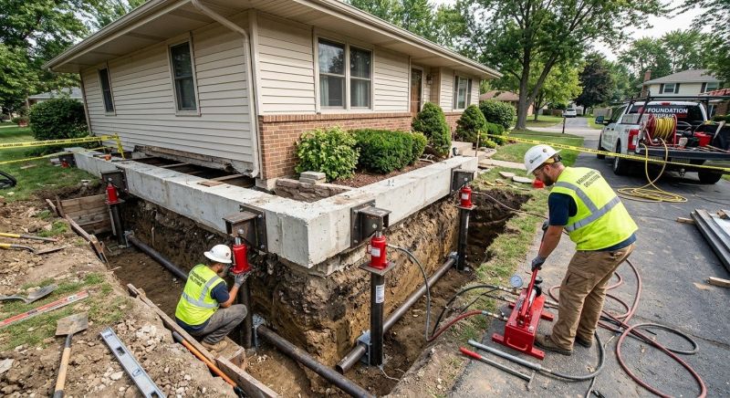 Foundation Jacking in Duluth, GA