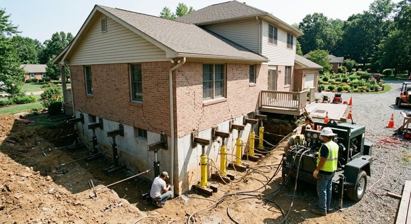Foundation Jacking in Roswell, GA