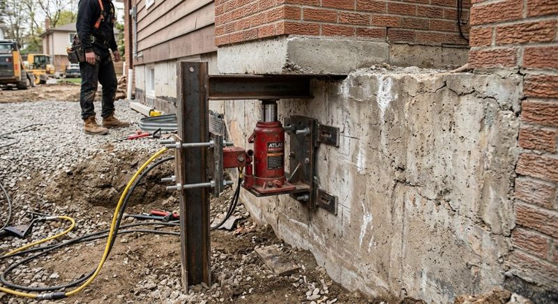 Foundation Jacking in Roswell, GA