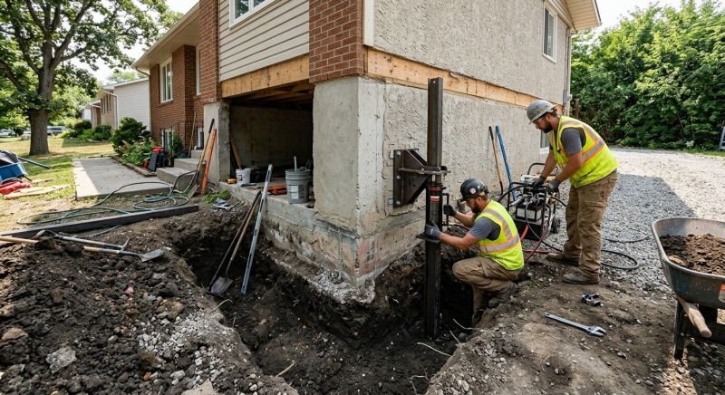 Foundation Pier Repair in Cherokee County, GA