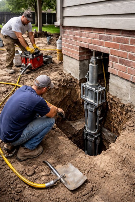 Foundation Pier Repair in Cherokee County, GA