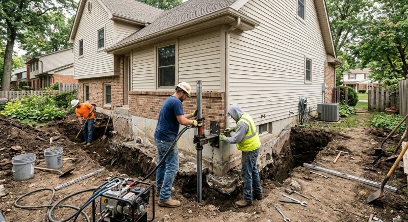 Foundation Settlement Repair in Cherokee County, GA