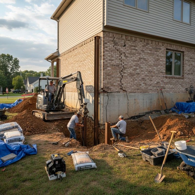Foundation Structural Repair in Hiram, GA