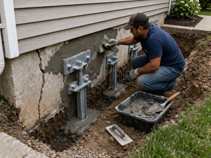 House Foundation Repair in Pickens County, GA