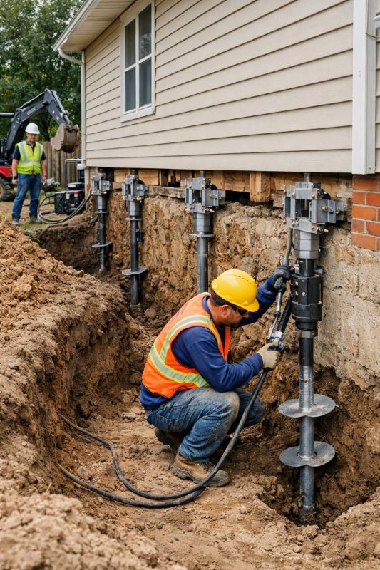 Sinking Foundation Lifting in Cherokee County, GA