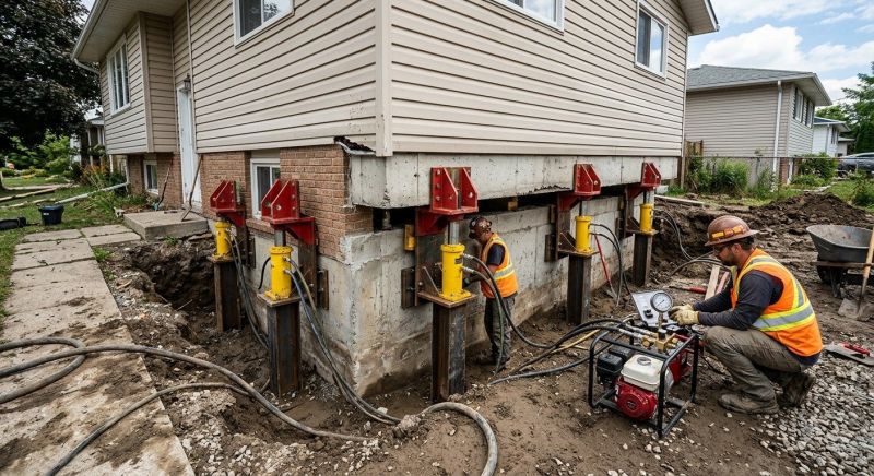 Sinking Foundation Lifting in Cherokee County, GA